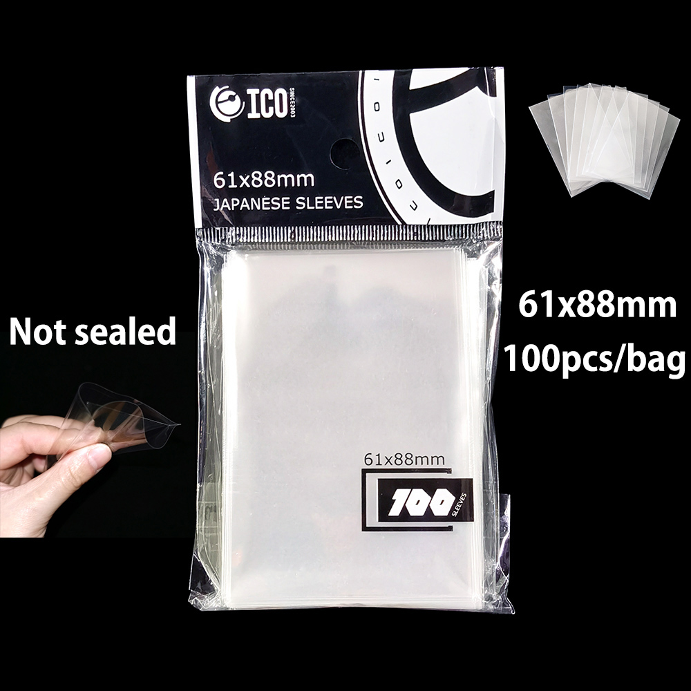 Card Penny Sleeve - 100 ชิ้น/แพ็คคุณภาพสูงโปร่งใสการ์ดปิดผนึก/เปิดผนึกการ์ดสําหรับ Magical Gathering เกมกระดาน YGO/MTG/PKM