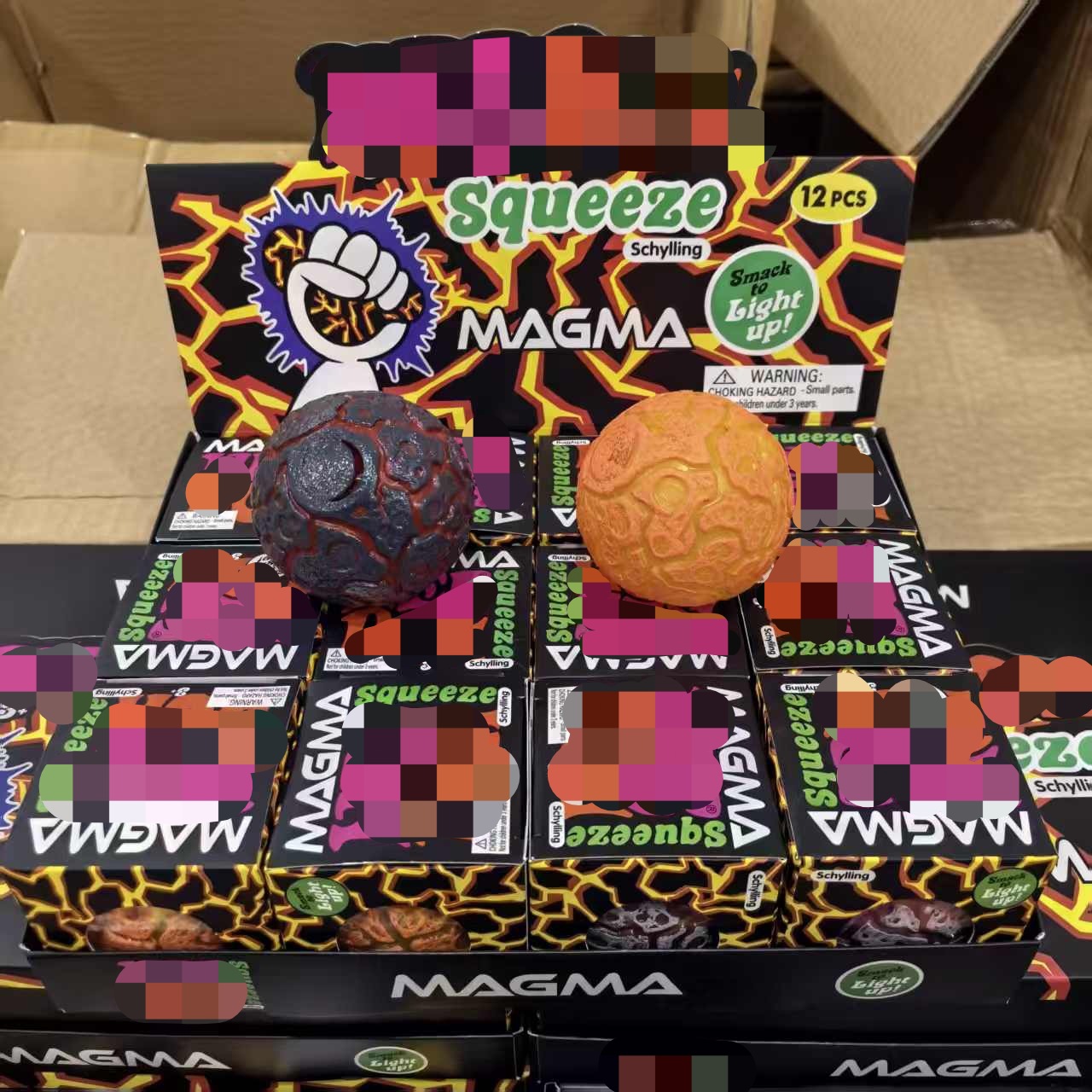 Fidget Cube Original - สินค้าใหม่ NeeDoh Glitter Magma Ball ของเล่นบีบคลายเครียด