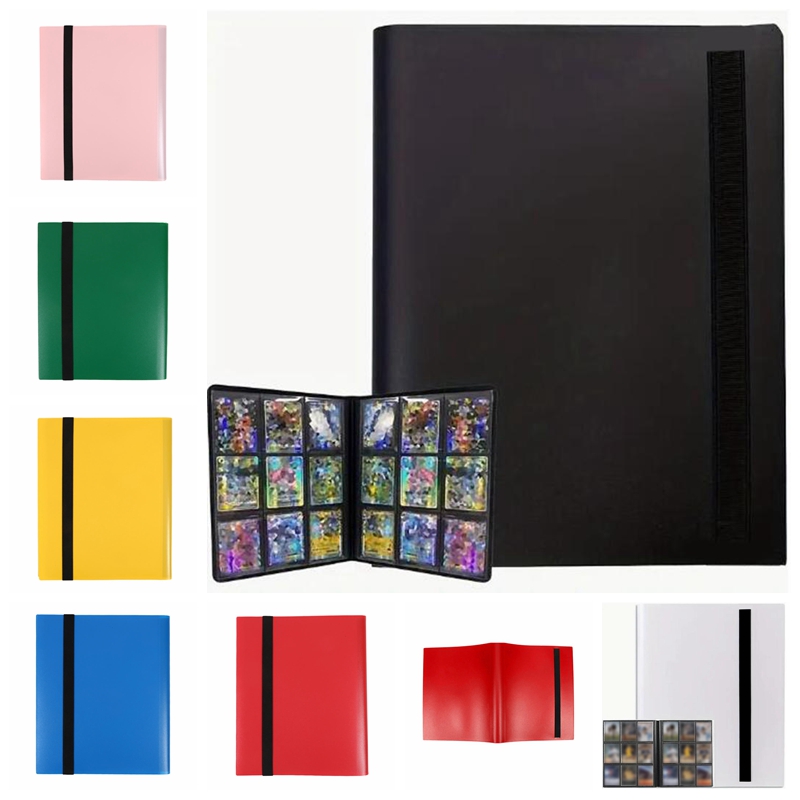 Pokemon Binder Card - อัลบั้มใส่การ์ดแบบใส 4/9/12 ช่อง สำหรับใส่การ์ด ตั๋ว สมุดภาพขนาดเล็ก