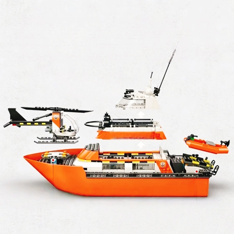 742 ชิ้น เรือกู้ภัย เฮลิคอปเตอ - Lego Set City บทวิจารณ์และราคา