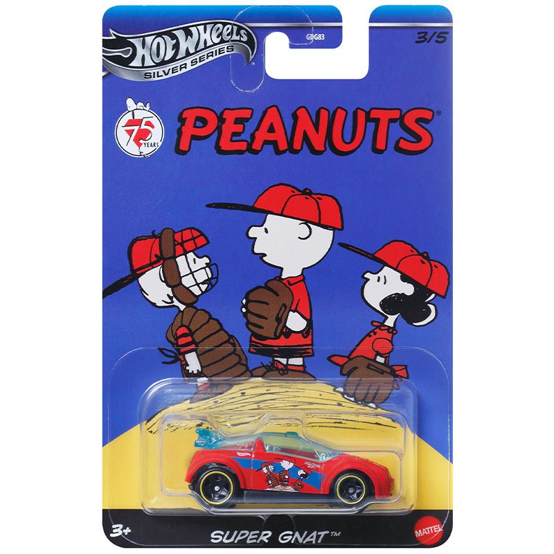 1/64 ล้อร้อนรถรุ่น Snoopy ถั่ว - Mattel Toy Hot Wheels บทวิจารณ์และราคา